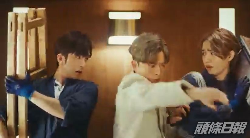 三兄弟在MV中扮鬼扮馬，好搞笑。